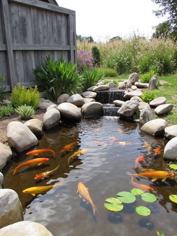 21 Creative Stock Pond Pool Ideas For Nature Loving Yards enhancing pond ecosystem with fish