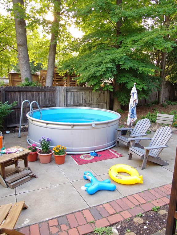 23 Refreshing Saltwater Stock Tank Pool Ideas For Easy Upkeep essential saltwater pool accessories