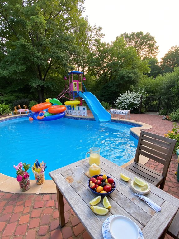 25 Fun Inground Pool Ideas With Slides For Backyard Play exciting slide pool parties