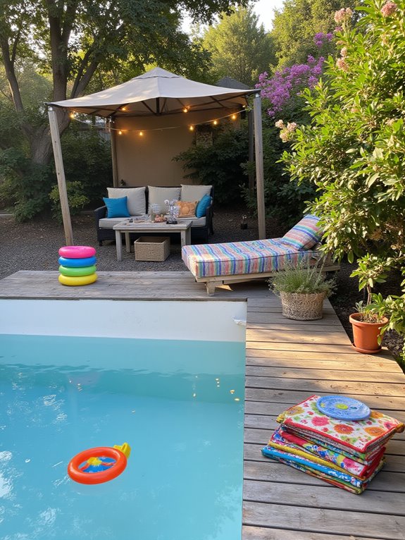 20 Stylish Cattle Trough Pool Ideas For Unexpected Backyard Flair family friendly cattle trough pool