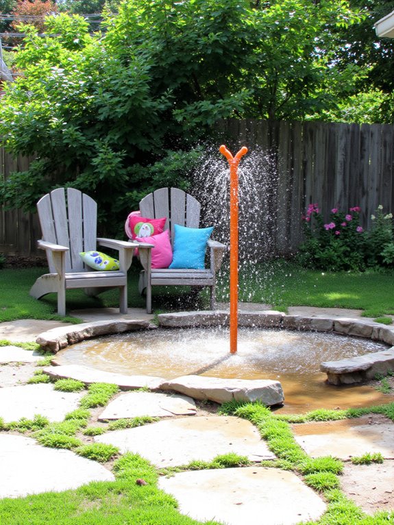 22 Trendy Outdoor Patio Pool Ideas For Endless Summer Days family fun splash pad