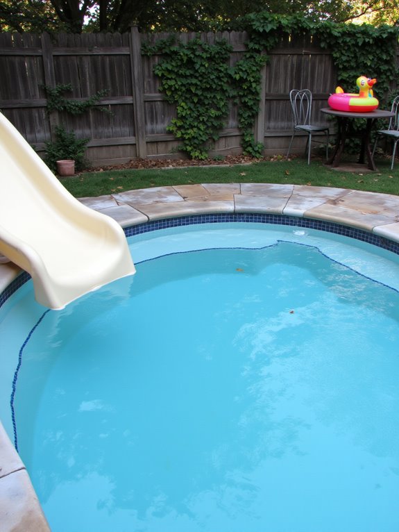 25 Fun Inground Pool Ideas With Slides For Backyard Play family fun with slides