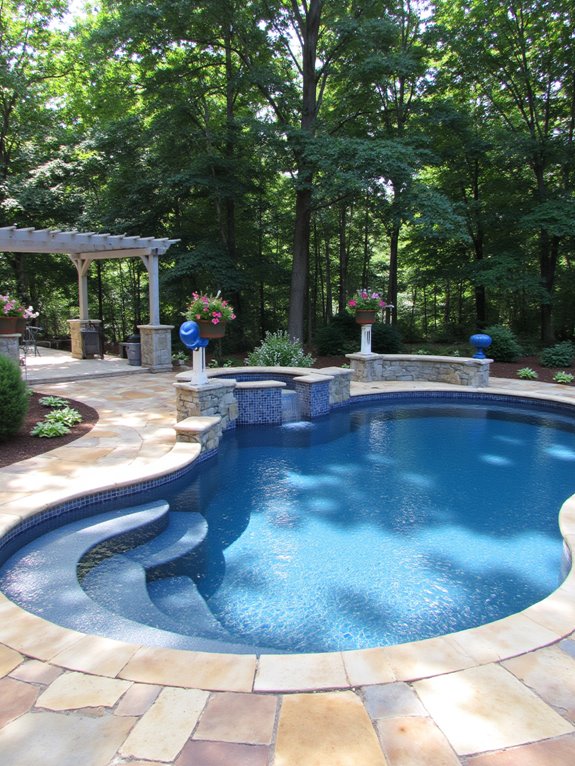 22 Gorgeous Inground Pool Landscaping That Transforms Any Yard functional and inviting hardscaping