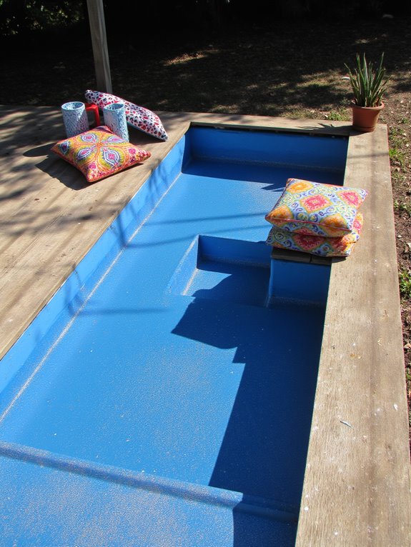 24 Smart Stock Tank Pool Paint Ideas That Transform Your Space glitter adds magical ambiance