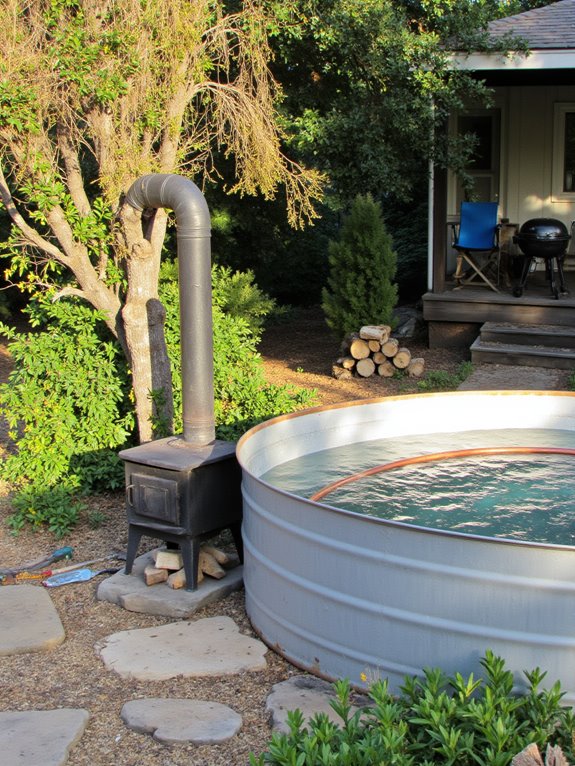 23 Unique Deep Stock Tank Pool Ideas For Bigger Splash Moments heating and maintaining warmth