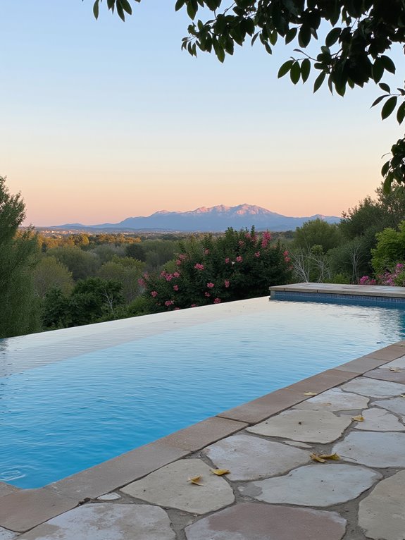 22 Creative Freeform Inground Pool Ideas For Natural Flow infinity edge pool design