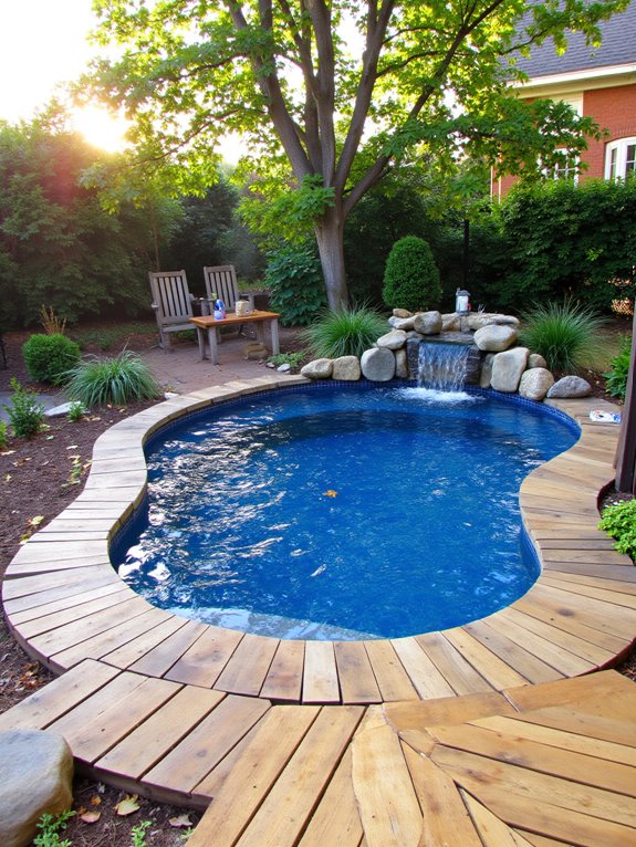 18 Unique Small Inground Pool Ideas For Compact Backyards innovative small pool designs