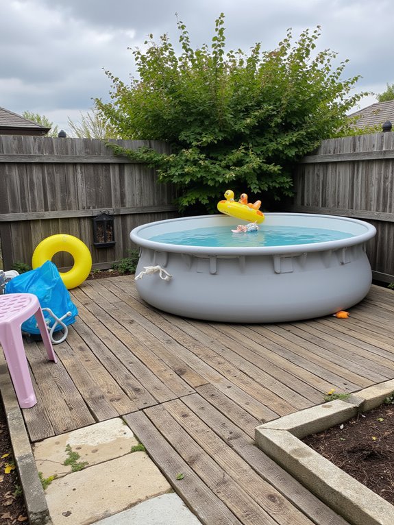 20 Compact Stock Tank Pool Ideas Perfect For Small Spaces kids safety around pool