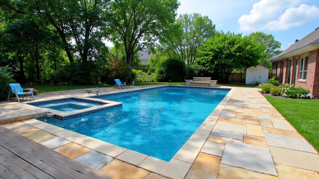 19 Striking Large Inground Pool Ideas For Spacious Yards large inground pool designs