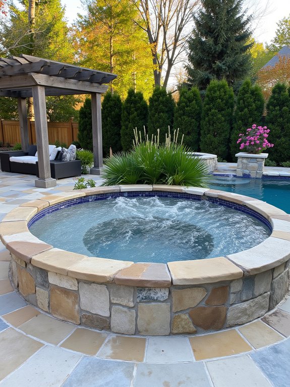 23 Creative Inground Pool Ideas You’ll Wish You Tried Sooner luxurious hot tub retreat