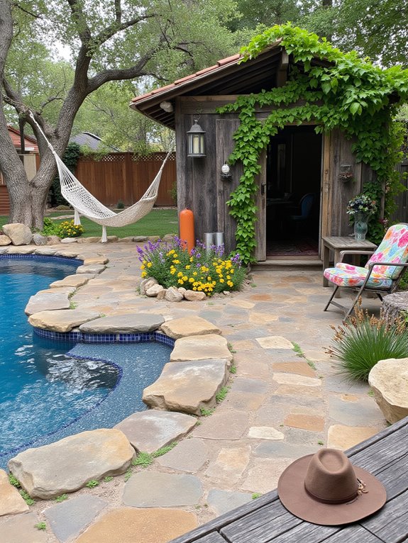 20 Inspiring Cowboy Pool Backyard Ideas With Surprising Style luxurious poolside relaxation oasis