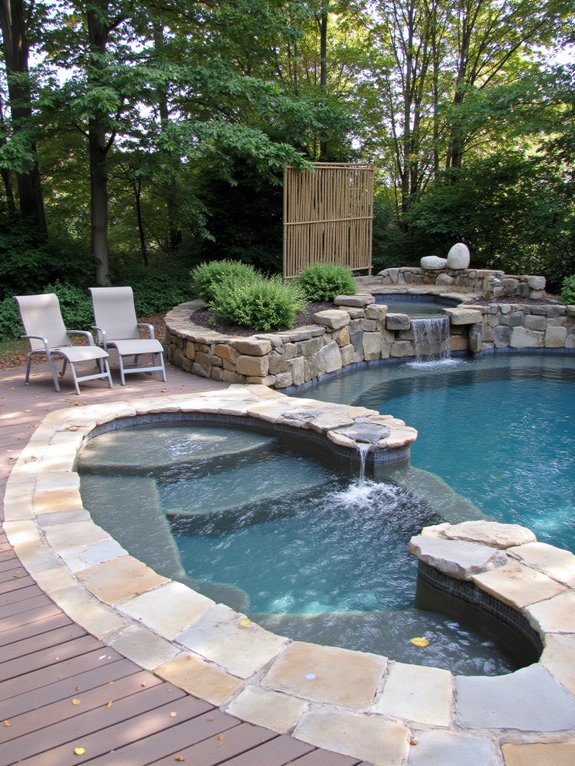 21 Modern Outdoor Inground Pool Concepts For A Designer Feel luxury backyard relaxation oasis
