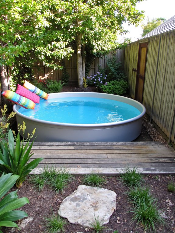 20 Compact Stock Tank Pool Ideas Perfect For Small Spaces measure space consider activities