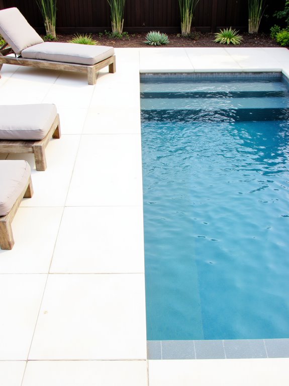 22 Simple Inground Pool Ideas For Effortless Outdoor Living modern minimalist pool design