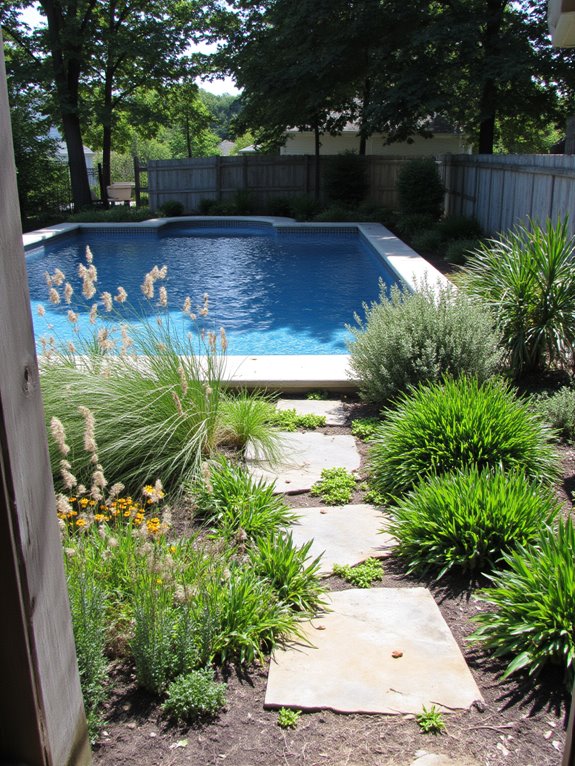 22 Gorgeous Inground Pool Landscaping That Transforms Any Yard native plants for pools