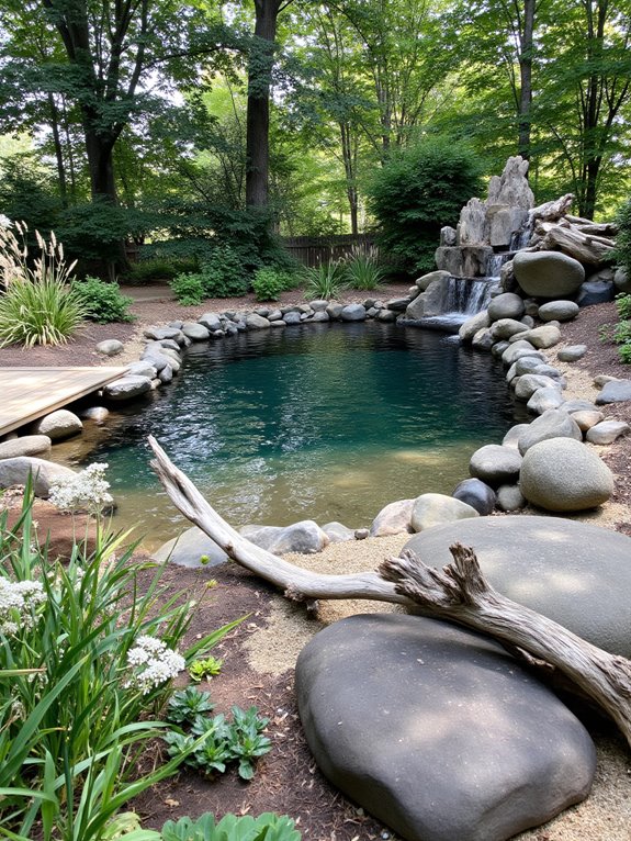 23 Elegant Outdoor Inground Pool Ideas For A Resort Vibe natural oasis swimming experience