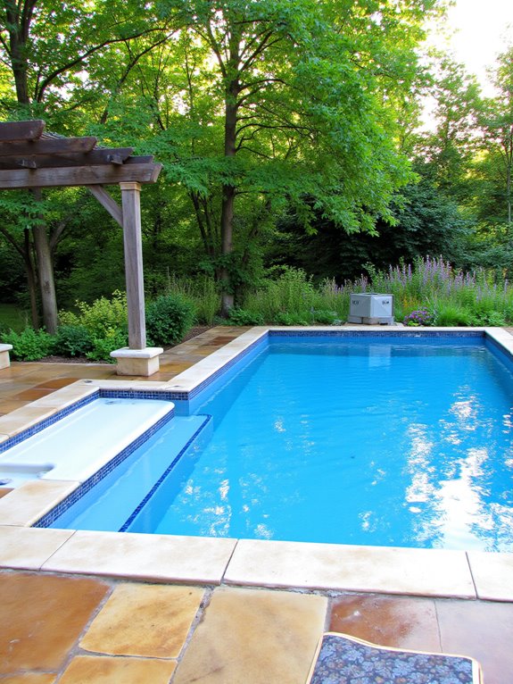 18 Beautiful Inground Swimming Pool Ideas That Stand Out natural pool landscape integration