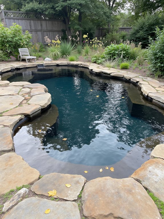 22 Simple Inground Pool Ideas For Effortless Outdoor Living natural stone rustic appeal