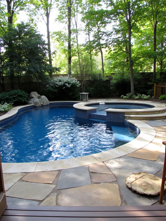 18 Luxurious Inground Pool And Hot Tub Ideas For Home Retreats optimal pool placement considerations