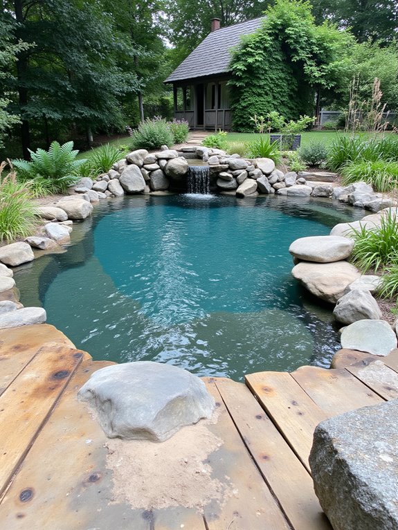 21 Inspiring Inground Pool Ideas Backyards Will Love organic serene natural oasis