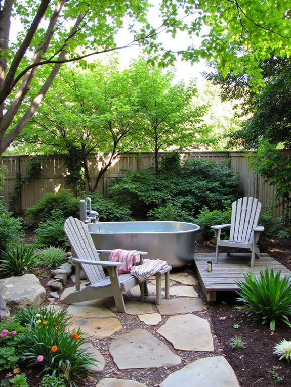 22 Polished Stock Tank Bath Ideas For A Spa Like Backyard Moment outdoor bathing tranquility experience