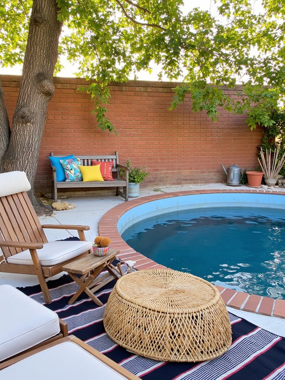 20 Modern Stock Tank Pool Designs For A Fresh Outdoor Upgrade outdoor pool furniture essentials