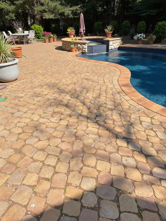 22 Gorgeous Inground Pool Landscaping That Transforms Any Yard pavers enhance outdoor spaces