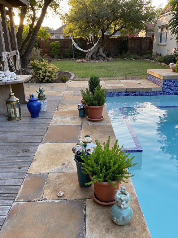 25 Chic Inground Pool Decorating Ideas That Feel Fresh personal oasis with accessories