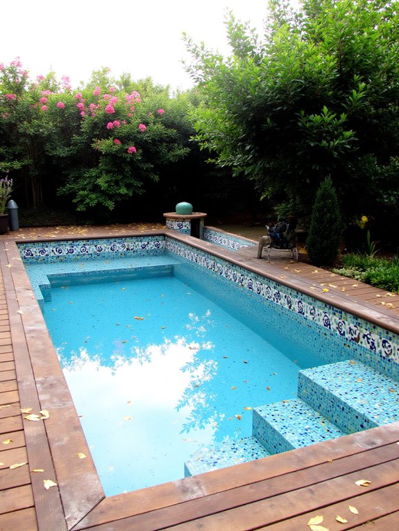 18 Stunning Inground Pool Ideas That Elevate Your Backyard personalized mosaic tile designs