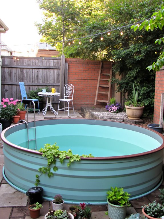19 Stylish Backyard Stock Tank Upgrades That Feel Designer Level personalized stylish stock tank
