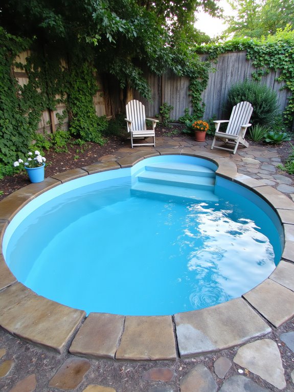 18 Unique Small Inground Pool Ideas For Compact Backyards playful round pools enhance gatherings