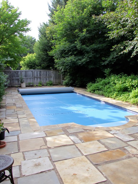 22 Simple Inground Pool Ideas For Effortless Outdoor Living pool cover for safety