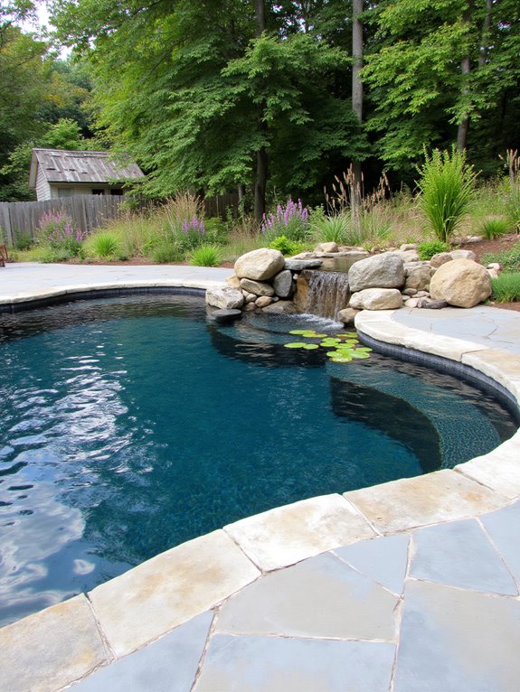 22 Creative Freeform Inground Pool Ideas For Natural Flow pool pond harmony creation
