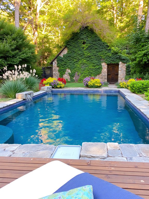 18 Stunning Inground Pool Ideas That Elevate Your Backyard poolside landscaping harmony achieved