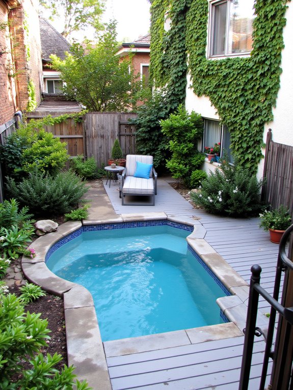 18 Unique Small Inground Pool Ideas For Compact Backyards practical charming backyard oasis