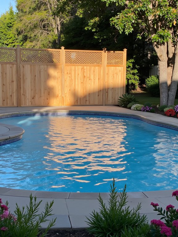 20 Smart Inground Pool Privacy Ideas For Peaceful Yards privacy enhancing pool screens