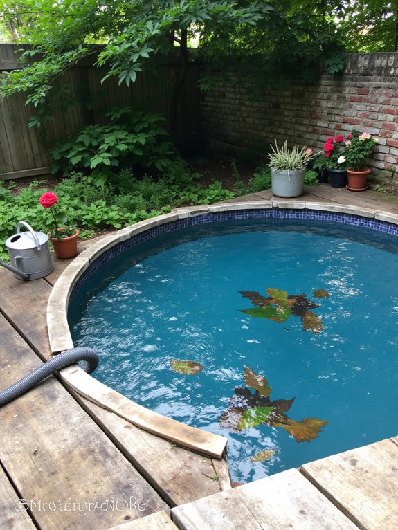 19 Simple Stock Tank Pool Ideas That Make Outdoor Living Easy regular maintenance for cleanliness