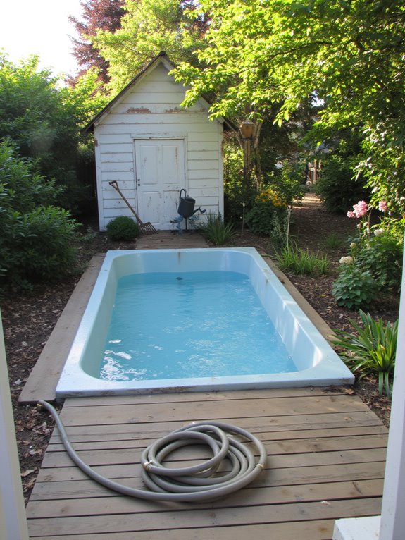 22 Family Friendly Stock Tank Pool Ideas That Everyone Will Love regular maintenance for pools
