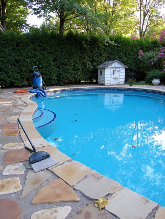 18 Beautiful Inground Swimming Pool Ideas That Stand Out regular pool maintenance routine