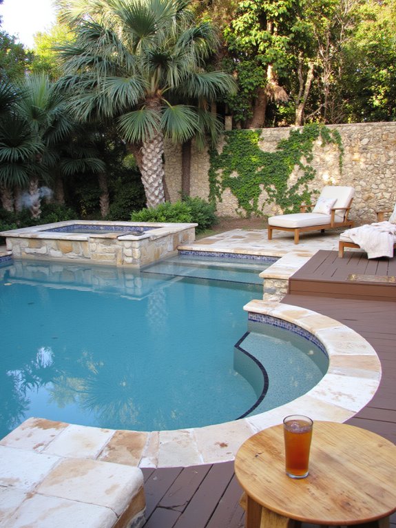 23 Elegant Outdoor Inground Pool Ideas For A Resort Vibe relaxation and recreation blend