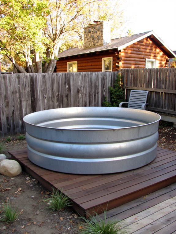 19 Cozy Cowboy Pool Ideas That Bring Cool Western Style Home rustic relaxation and entertainment