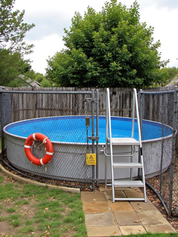 23 Unique Deep Stock Tank Pool Ideas For Bigger Splash Moments safety measures for swimming