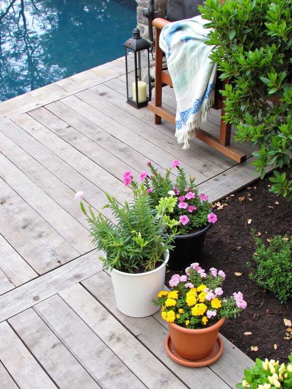 24 Creative Inground Pool Deck Ideas For Easy Backyard Upgrades seasonal decor for decks