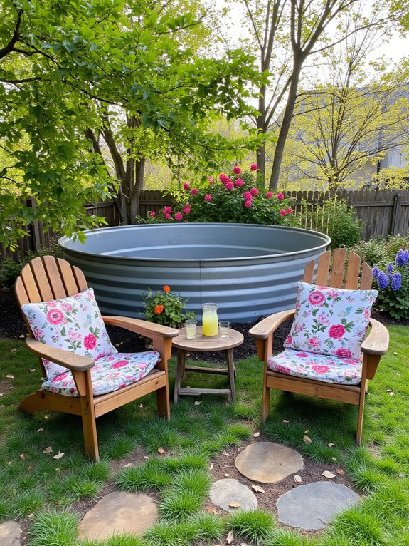 23 Beautiful Stock Tank Pool Landscaping Ideas For Instant Charm seasonal decor transformation ideas