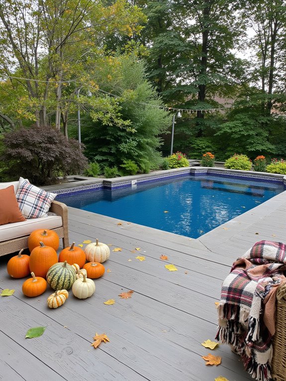 18 Beautiful Inground Swimming Pool Ideas That Stand Out seasonal pool decoration ideas