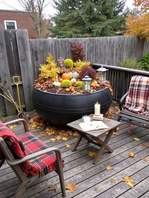 19 Stylish Backyard Stock Tank Upgrades That Feel Designer Level seasonal stock tank decor