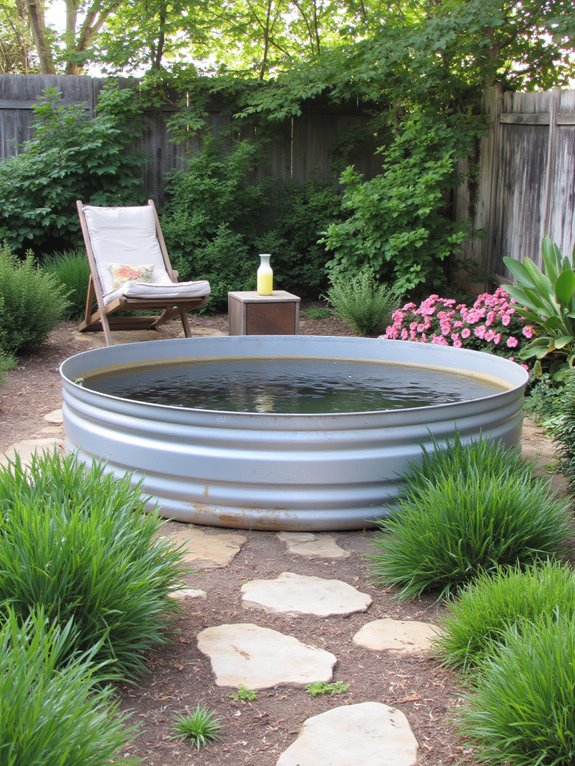 21 Gorgeous DIY Stock Tank Pool Ideas For Warm Summer Days size matters for pools