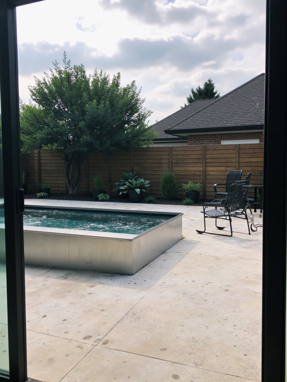 23 Unique Deep Stock Tank Pool Ideas For Bigger Splash Moments sleek simple serene oasis