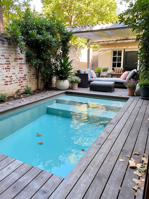 19 Creative Backyard Stock Tank Pool Ideas You Will Want To Try Soon sleek stock tank pool design