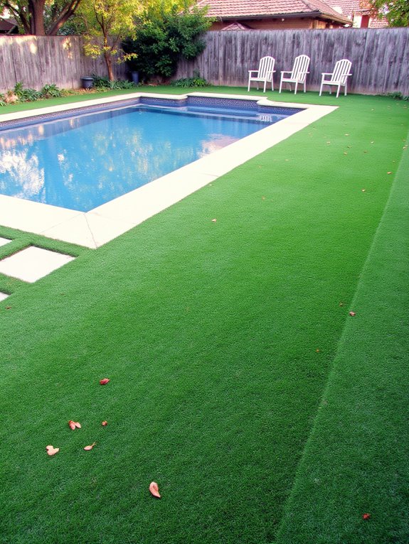 21 Simple Inground Pool Landscaping Ideas For Clean Outdoor Style soft natural poolside options